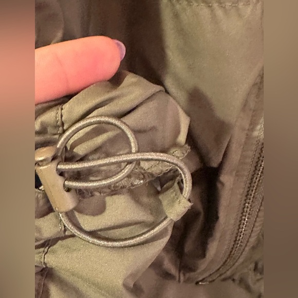 Olive Green Hooded Jacket - Picture 4 of 10